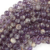 Natural Light Purple Amethyst Round Beads Gemstone 15