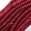 5x8mm Colored Jade Rondelle Button Beads 15