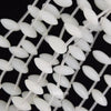 Natural White Jade Briolette Teardrop Beads Gemstone 15