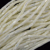 8mm white mother of pearl mop tube beads 15.5