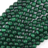 AA Natural Green Malachite Round Beads Gemstone 15.5
