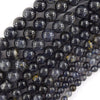 Natural Blue Iolite Round Beads Gemstone 15.5