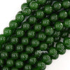 Canadian Green Jade Round Beads Gemstone 15