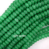 5x8mm Colored Jade Rondelle Button Beads 15