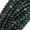 Natural Green Moss Agate Round Beads Gemstone 15