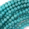 AA Natural African Green Amazonite Round Beads 15
