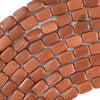 14mm goldstone rectangle beads 15