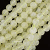 Natural Lemon Quartz Round Beads Gemstone 15
