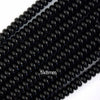 AA Black Onyx Rondelle Button Beads Gemstone 15