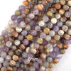 Natural Aurora Auralite 23 Cacoxenite Crystal Quartz Round Beads 15