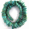 8-20mm graduated greenish blue turquoise irregular heishi disc beads 15
