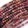 Natural African Pink Rhodonite Round Beads 15.5