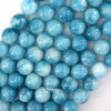 Blue Larimar Quartz Round Beads Gemstone 15