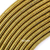 1mm Thick Gold Hematite Heishi Disc Slice Beads 15.5