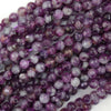 Natural Purple Mica Round Beads Gemstone 15.5
