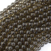 Smoky Quartz Round Beads Gemstone 15