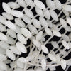 Natural White Jade Briolette Teardrop Beads Gemstone 15