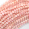 Natural Light Pink Morganite Round Beads 15.5