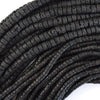 Black Lava Heishi Disc Beads Gemstone 15