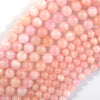Natural Light Pink Morganite Round Beads 15.5
