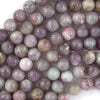 Natural Plum Blossom Tourmaline Round Beads Gemstone 15