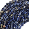 Natural Blue Sodalite Pebble Nugget Beads Gemstone 15.5