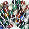 Multi Stones Round Beads With Rhinestone inlaid 15