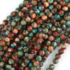 Galaxy Multicolor Sea Sediment Imperial Jasper Round Beads 15