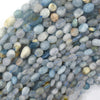 Natural Blue Aquamarine Pebble Nugget 15.5