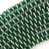 Green Onyx Round Beads With Rhinestone Inlaid 15