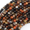 Natural Botswana Agate Round Beads 15.5