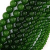Canadian Green Jade Round Beads Gemstone 15