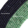 2x4mm Natural Various Gemstones Rondelle Button Spacer Beads 15