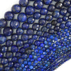 Faceted Blue Lapis Lazuli Round Beads 15
