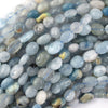 Natural Blue Aquamarine Pebble Nugget 15.5