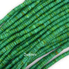 Medium Green Turquoise Heishi Disc Beads Gemstone 14.5