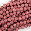 AA Natural Pink Rhodonite Round Beads Gemstone 15