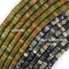 3-4x6mm Natural Various Gemstones Heishi Disc Beads 15