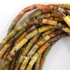 4x13mm natural crazy lace agate tube cylinder beads 15