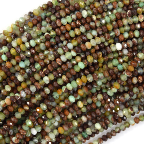 Natural Dark Green Chrysoprase Round Beads Gemstone 15" Strand S3 6mm 8mm 10mm