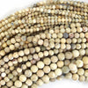 Natural Matte African Opal Round Beads Gemstone 15.5