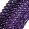 Natural Purple Amethyst Round Beads Gemstone 15