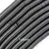 1mm Thick Black Hematite Heishi Disc Slice Beads 15.5
