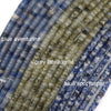 2x4mm Natural Various Gemstones Heishi Disc Beads 15