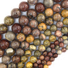 Natural Chohua Jasper Round Beads 15