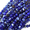 4mm synthetic lapis blue sea sediment jasper round beads 15.5
