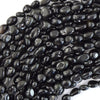 Natural Rainbow Black Obsidian Pebble Nugget 15.5