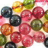 Watermelon Tourmaline Colored Quartz Round Beads 15