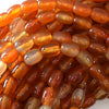 8mm natural carnelian barrel beads15.5