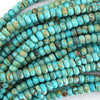Light Blue Sea Sediment Jasper Rondelle Beads 15.5
